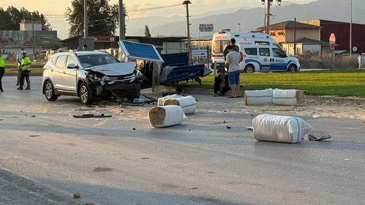 Tokat'ta cip ile patpat çarpıştı: 1 yaralı