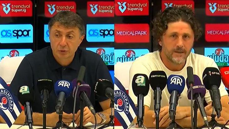 Kasımpaşa - Trabzonspor maçının ardından