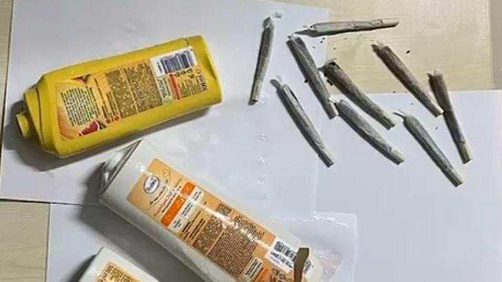 Şampuan kutularından esrar çıktı; 3 gözaltı