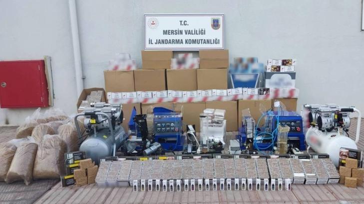 Jandarmadan kaçak makaron operasyonu