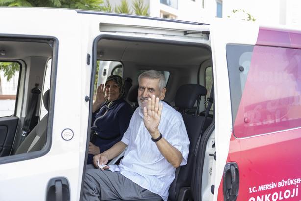 Mersin Büyükşehir onkoloji hastalarına ücretsiz servis hizmeti veriyor