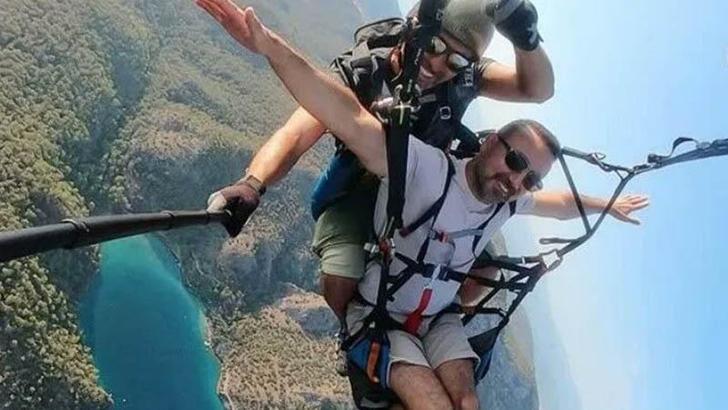 Yamaç paraşütü elemelerinde hayatını kaybeden pilot defnedildi