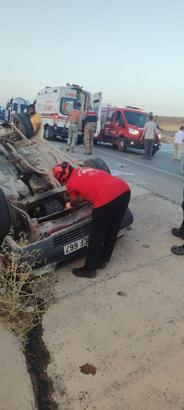 Otomobil takla attı:6 yaralı