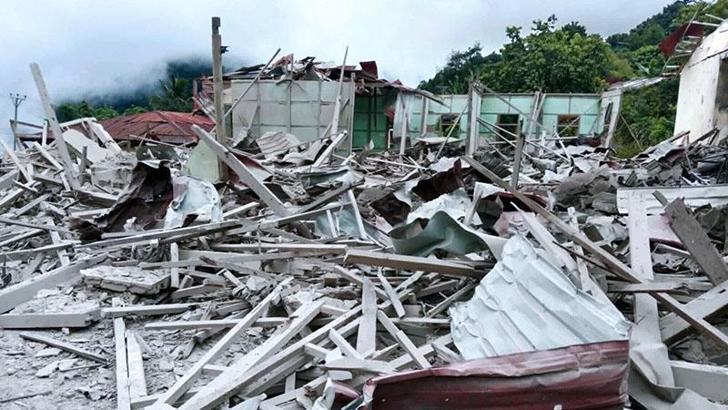 Myanmar'da ordunun hava saldırısında 32 kişi hayatını kaybetti