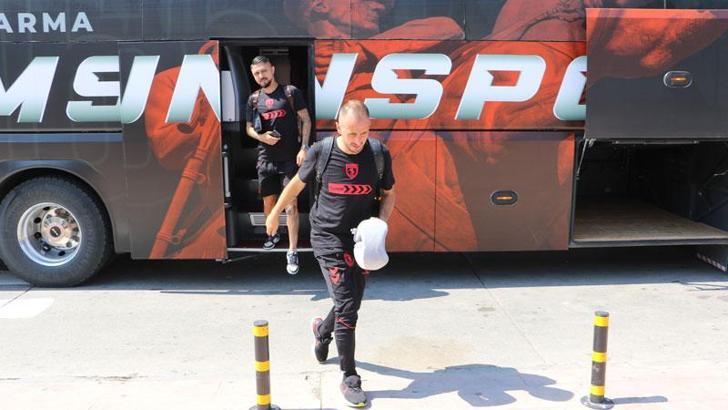 Samsunspor, Panathinaikos maçı için Atina’ya gitti