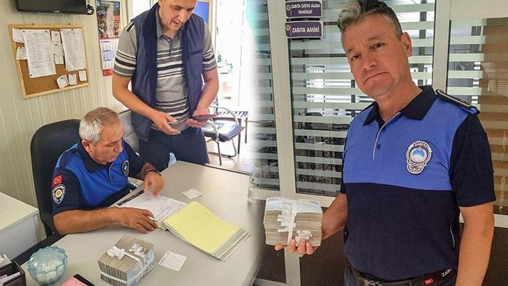 Yolda bulunan 100 bin lira sahibine teslim edildi