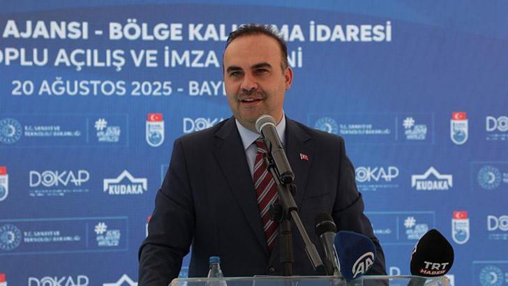 Bakan Kacır: Üretimi ve istihdamı Anadolu'nun dört bir köşesine yayıyoruz