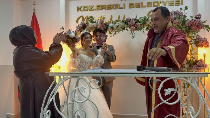 Zonguldak’a Güney Koreli damat