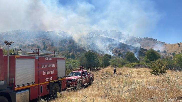 Bingöl’de örtü yangını