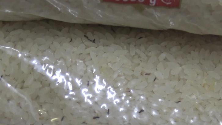 Şanlıurfa’da kurtlanmış 2 ton pirinç ele geçirildi