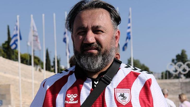 Samsunsporlu taraftar 12 günde 10 bin 300 kilometre yol kat edip Yunanistan’a maça geldi