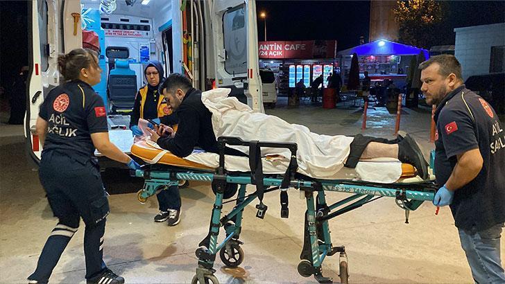 Kavga eden çifti uyaran güvenlik görevlisi bacağından bıçaklandı