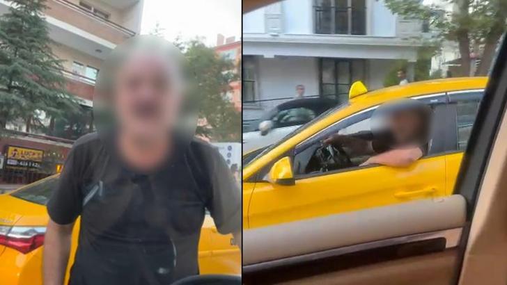 'Yol verme' tartışmasında otomobile zarar veren taksicinin ehliyetine el konuldu