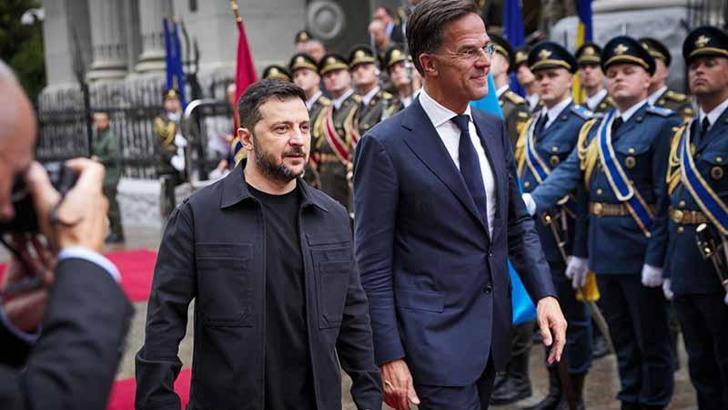 Zelenskiy ile NATO Genel Sekreteri Rutte, Ukrayna’da bir araya geldi