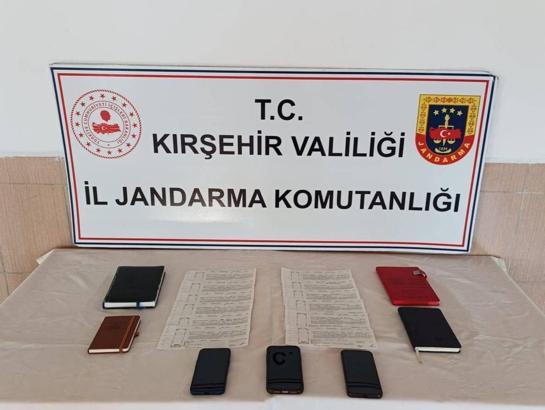 Kırşehir’de tefecilik operasyonu: 3 gözaltı