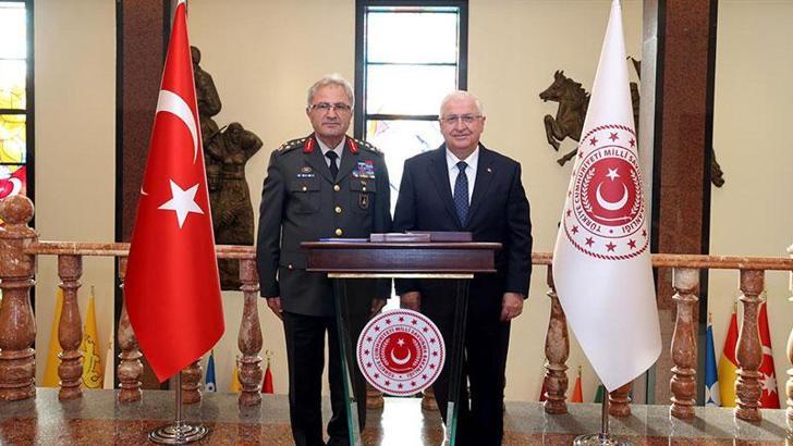 Bakan Güler, Kara Kuvvetleri Komutanı Orgeneral Tokel'i kabul etti
