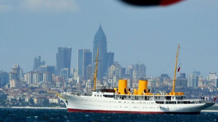 Atatürk'ün mirası Savarona, İstanbul Boğazı'nı selamlayacak