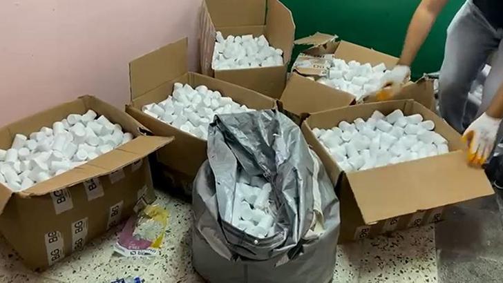 Operasyonda elde edilen görüntüler ile 5 uyuşturucu şüphelisi yakalandı