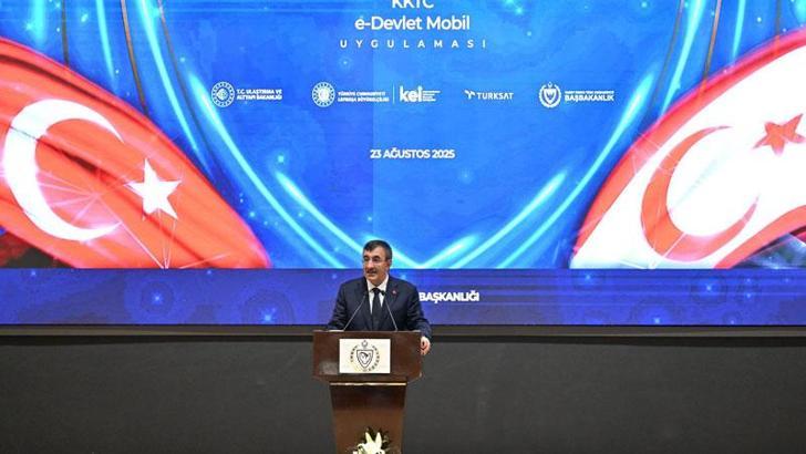 Cumhurbaşkanı Yardımcısı Yılmaz, KKTC e-Devlet Mobil Uygulaması lansmanına katıldı