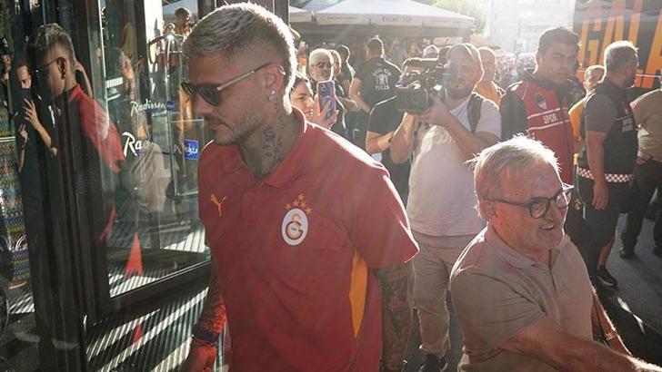 Galatasaray kafilesi Kayseri’ye geldi
