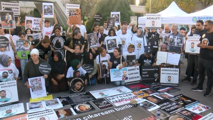 İstanbul - Bakırköy'de adalet nöbeti: Aileler adalet çağrısında bulundu