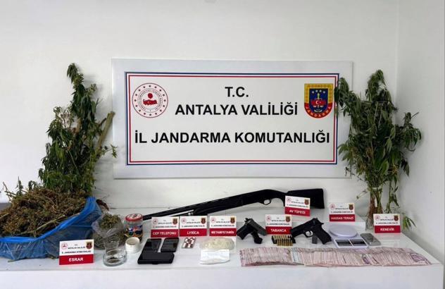 Kepez ve Alanya'da uyuşturucu operasyonu