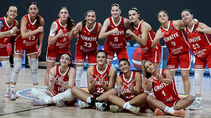 16 Yaş Altı Kız Milli Basketbol Takımı çeyrek finalde