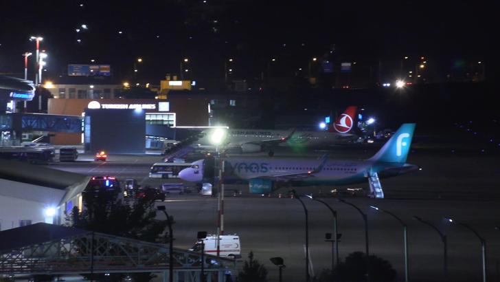 Trabzon- Cidde seferi için havalanan uçak, motor arızası nedeniyle acil iniş yaptı