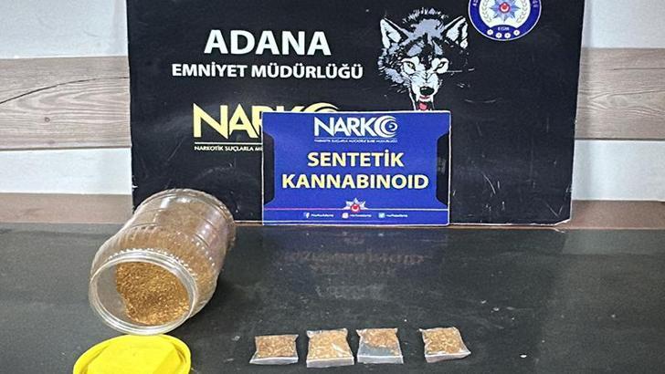 Adana’da uyuşturucu operasyonu; 2 tutuklama