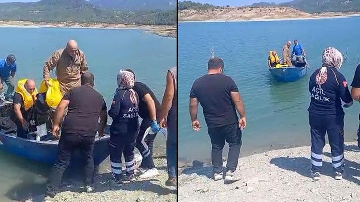 Burdur'da eğitim uçağı, yangın tatbikatı sırasında gölden su alırken kaza kırıma uğradı