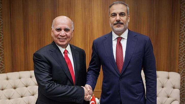 Dışişleri Bakanı Fidan, Irak Başbakan Yardımcısı ve Dışişleri Bakanı Hüseyin ile görüştü