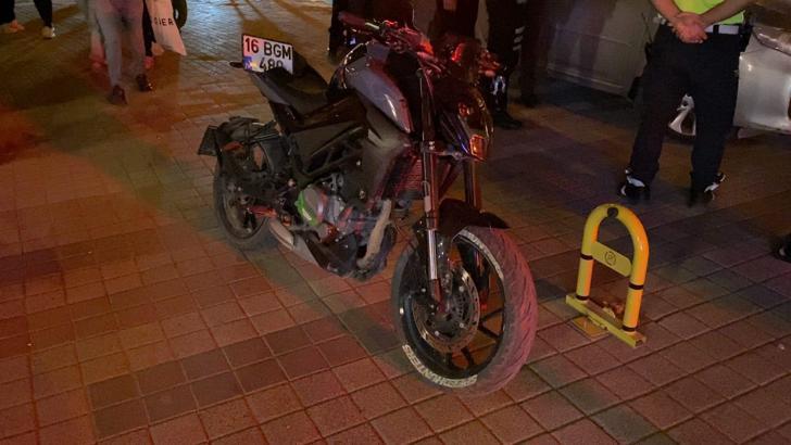 Polisin 'dur' ihtarına uymayan motosikletli, 15 kilometre takip sonucu yakalandı