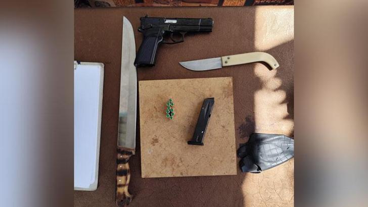 Kayseri’de sosyal medyadan tabanca ve pala paylaşan çocuk yakalandı