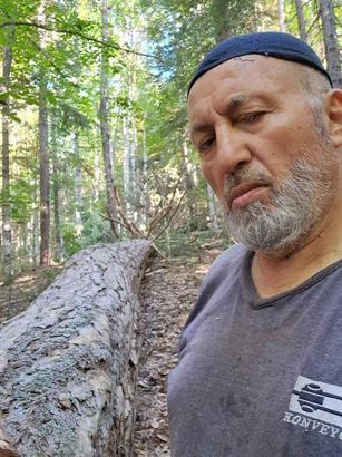 Ayağına tomruk düştü, ambulansta kalp krizi geçirip öldü