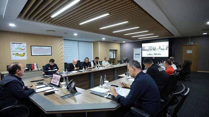 AFAD'da 6 Şubat depremlerine ilişkin toplantı