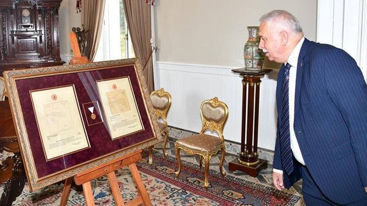 İstiklal Madalyası, Atatürk Köşkü’nde ziyarete açıldı