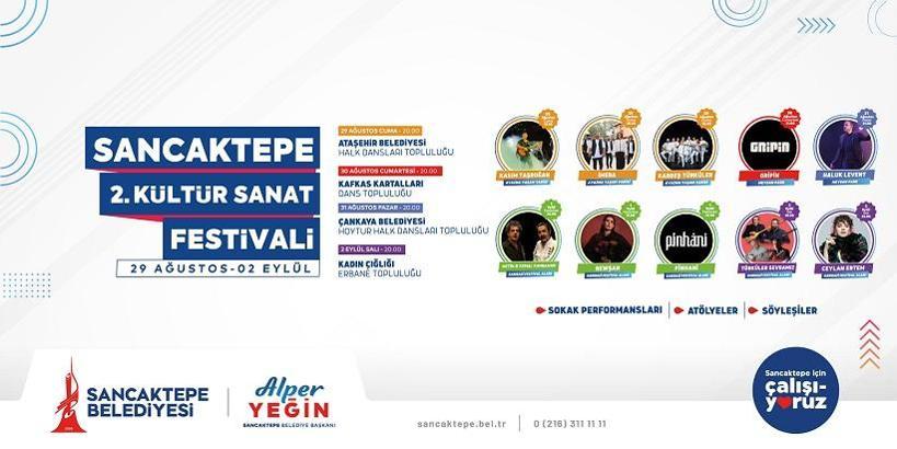 2'nci Sancaktepe Kültür ve Sanat Festivali başlıyor