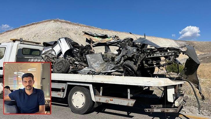 Ankara'da hafriyat kamyonu ile otomobil çarpıştı: 1 ölü