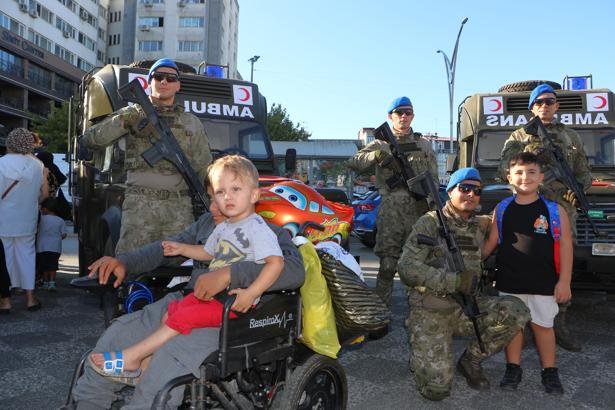 Samsun’da zırhlı askeri ambulanslar sergilendi
