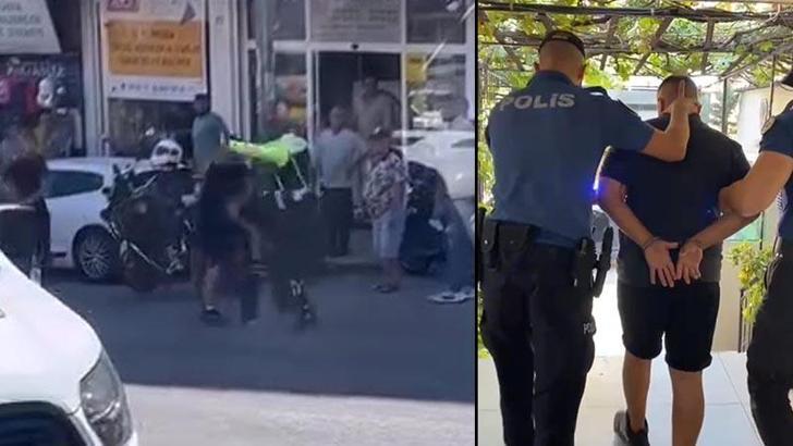 Trafik polisine saldıran şüpheli tutuklandı