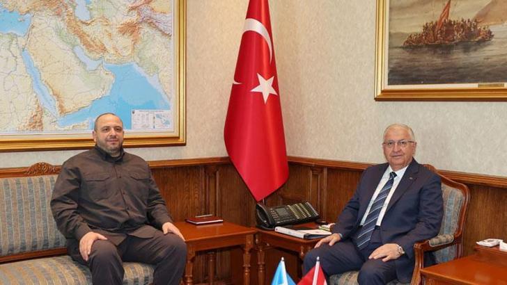 Bakan Güler, Ukrayna Milli Güvenlik ve Savunma Konseyi Sekreteri Umerov ile görüştü