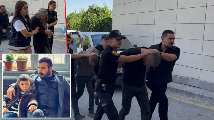 Baba ve oğlunu öldüren saldırgan ile 5 yakını adliyeye sevk edildi