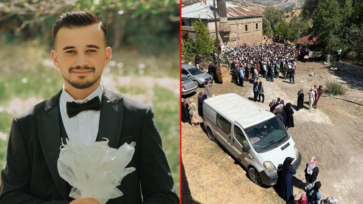 Düğün sonrası silahlı kutlamada ölen damat, toprağa verildi