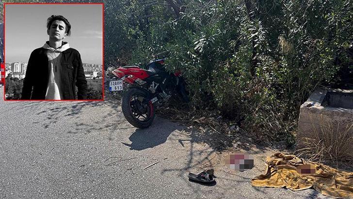 Motosiklet kanalete çarptı: 1 ölü; 1 yaralı