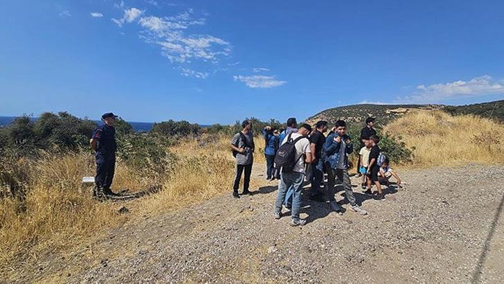 Çanakkale'de 19 kaçak göçmen yakalandı