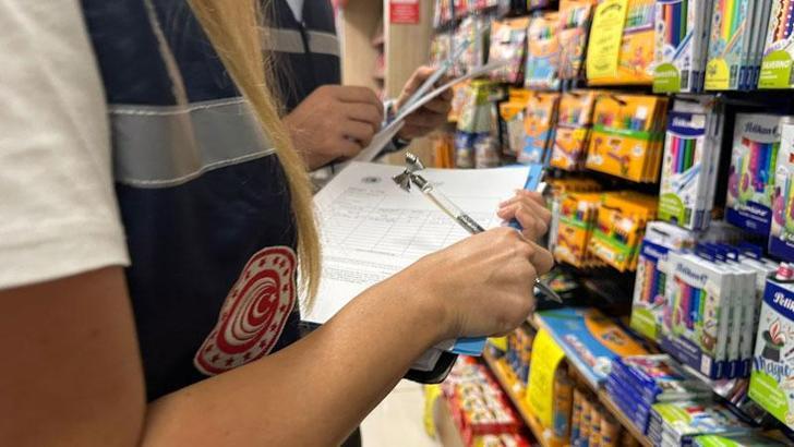 Ankara'da kırtasiye ve okul ürünleri denetimi