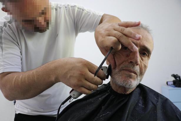 Denetimli serbestlik yükümlülerinden yaşlılara ücretsiz tıraş