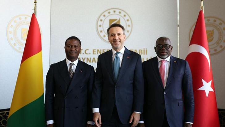 Bakan Bayraktar, Gineli bakanlarla görüştü