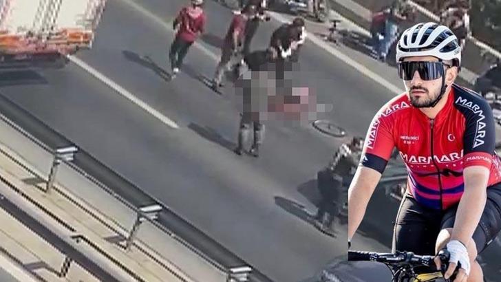 Bağcılar'da motosikletle çarpışan profesyonel bisiklet sporcusu hayatını kaybetti