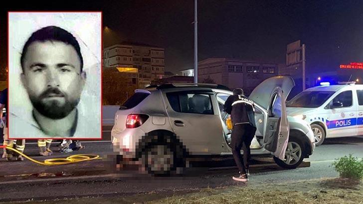 Yol ortasına otururken otomobil çarptı; kurtarılamadı